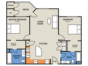 The Midvale 2 Bedroom/2 Bath