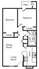 2BR/1BA