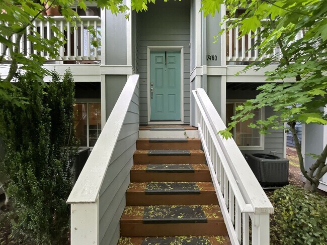 Photo - Modern 2 Bedroom + Bonus Room Townhome Near Nike with Dual En Suites, Balcony & Attached Garage