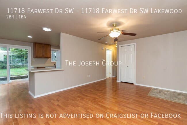 Photo - Beautiful 2BD/1BA Unit in Duplex Set On A ... Unidad 11718 Farwest Dr SW Lakewood