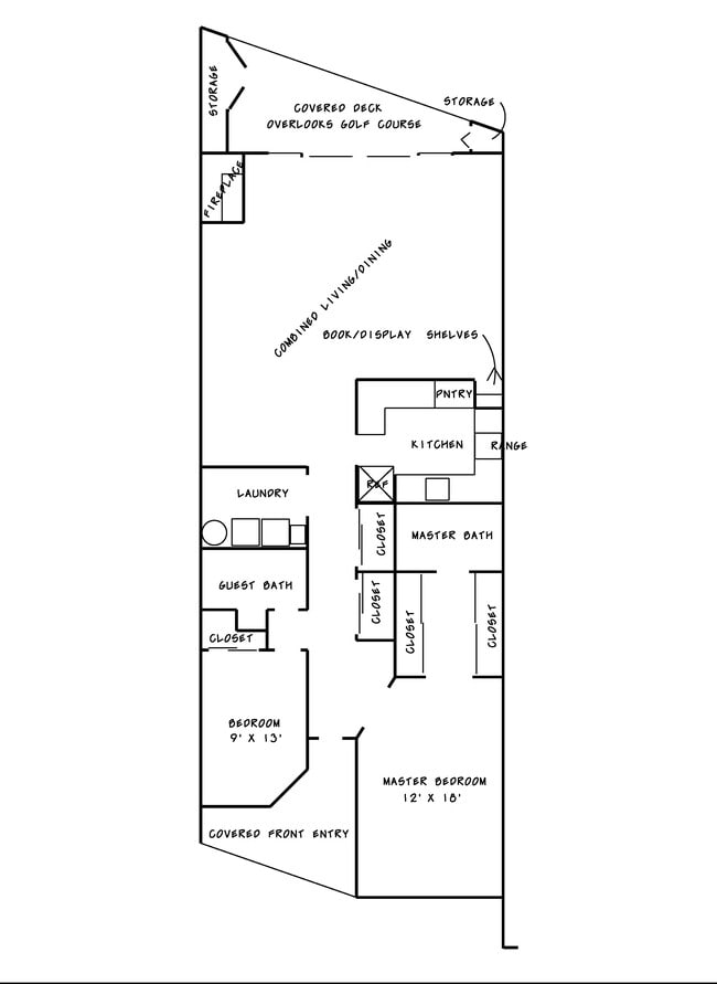 Plano de la unidad C202 - 16929 Inglewood Rd NE Unidad C202