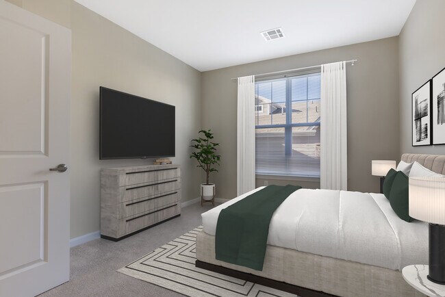 Renovated Package II bedroom with carpet