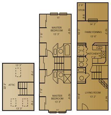 Photo - End Unit Spacious Two Bedroom Two & Half B...