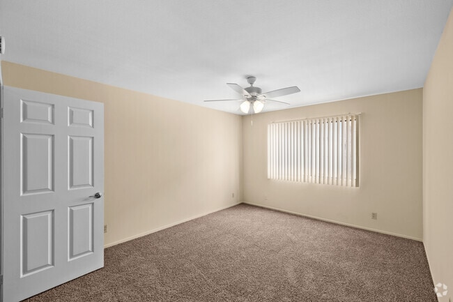 3BR, 2BA - 1,200SF - Primary Bedroom