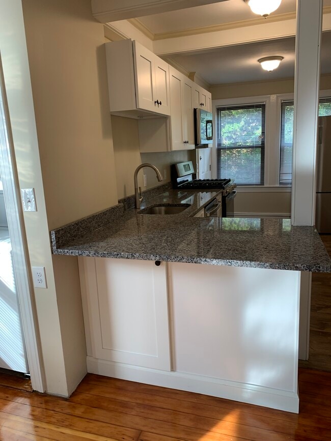 Kitchen with breakfast bar - 205 Standish Ave Unit 1