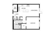 Lily floor plan Trailside NoDa
