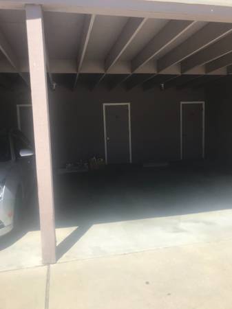 Storage Door in Carport - Beachwood Townhouses