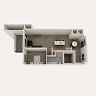 Plan A2a · 1 Bed / 1 Bath · 1,070 SF