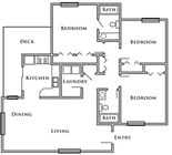 3BR/2BA