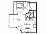 1BR/1BA