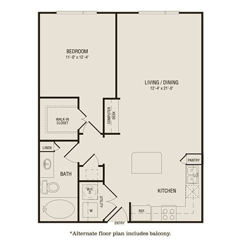 1 Bed 1 Bath - Pearl Greenway