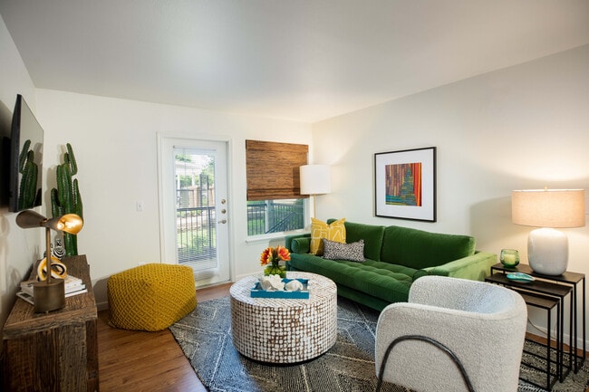 Plano de planta A1, sala de estar - Memorial Heights