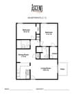 2 Bd 2Bth with Tub/Shower