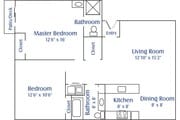2 Bed/2 Bath