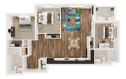 3 Bedroom 2 Bathroom A