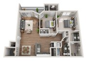 Plano de planta Milano Terrazzo