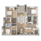 Bridgewater 3 Bedroom Floor Plan