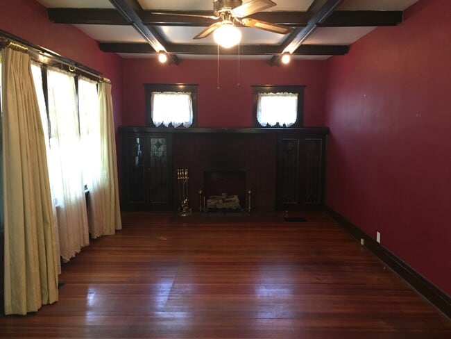 Living Room with Cabinets with leaded glass - 2815 E Vermont St