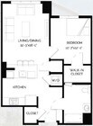 1-H1 floor plan West of Chestnut