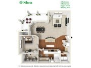 O'Shea - One Bedroom One Bath on Upper Floor