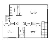 2HAB/1BA