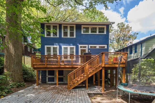Photo - 3 Bed 2.5 Bath - Takoma Park Craftsman - Spacious Rear Deck