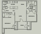 2BR/2BA