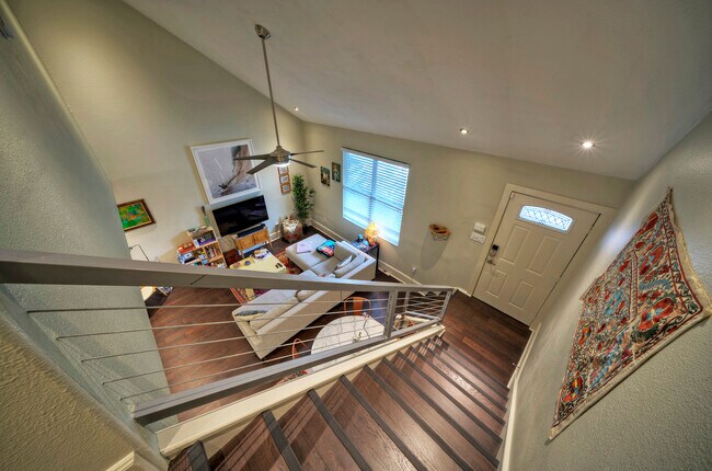VIEW FROM UPSTAIRS - 3805 southridge dr