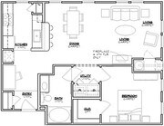 Monroe floor plan Jefferson at Dedham Station