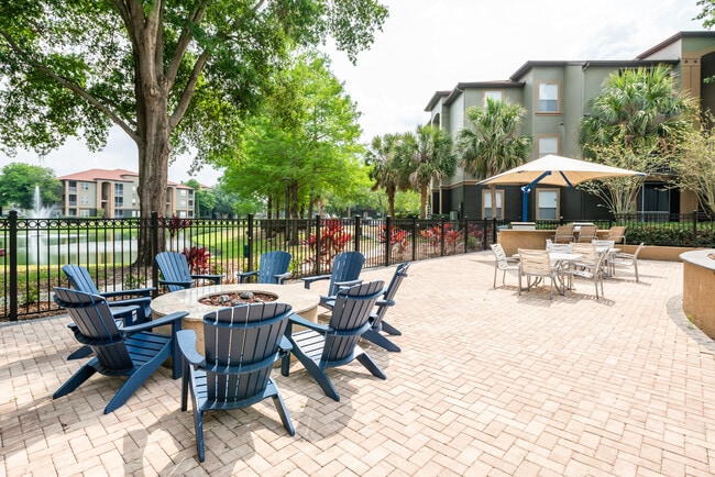 Gather around the firepit for cozy nights and conversation.