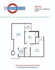 Waterloo - 2 Bed / 1 Bath - 664 SF