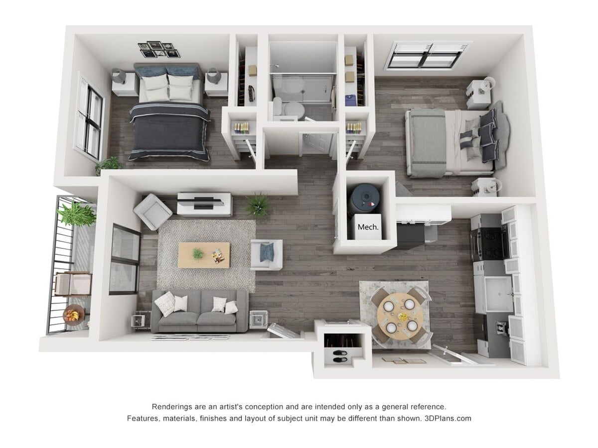 Photo - Modern 2 Bed in Mission Hill – Private Balcony + In-Unit Laundry – 9/1/26