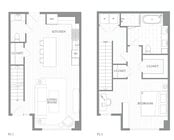 1F | 1 bed 1.5 bath