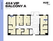 4x4 VIP Balcony A