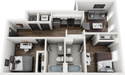 Signature 1909 2x2 Frisco A Floor Plan