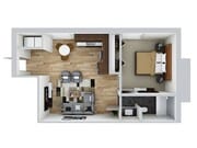 Unit 1C | 1 bed / 1 bath