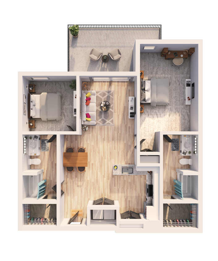 Floor Plan - B3P2