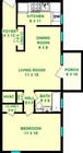 Kestrel One Bedroom Floorplan