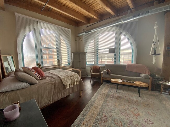 Sala de estar - Chicago Street Lofts