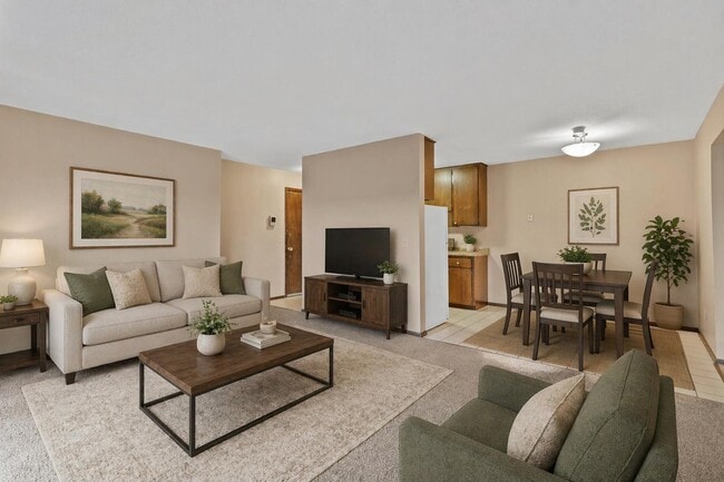 Furnished Living Room - Wexford Commons Apartments