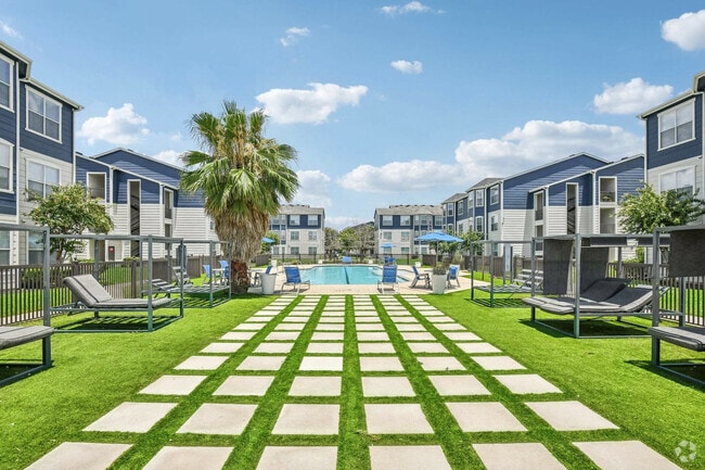 Modern Poolside Retreat at Towne West Apartments in Houston, TX - Towne West Rental