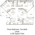 3BR/2BA