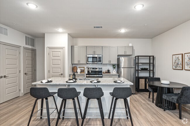 The Linen: 2BR, 2BA- Kitchen & Dining Room