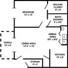 1BR/1BA