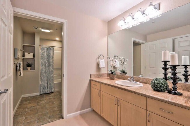 Master bathroom - separate tub and shower