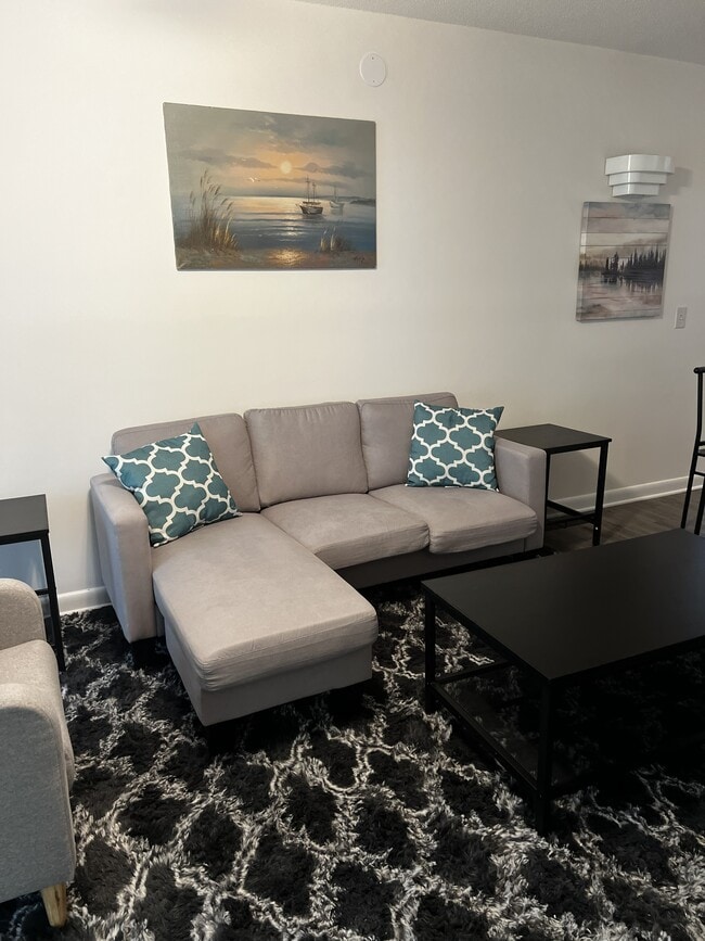 Living Room Couch Wall - 1420 Collegiate Cir