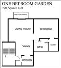 1BR/1BA