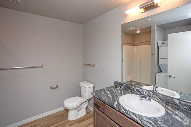 1BR, 1BA - 586SF - Bathroom - The Don