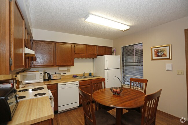 2BR, 1BA - 742SF - Kitchen - Smith Apartments @ 201 East Armory