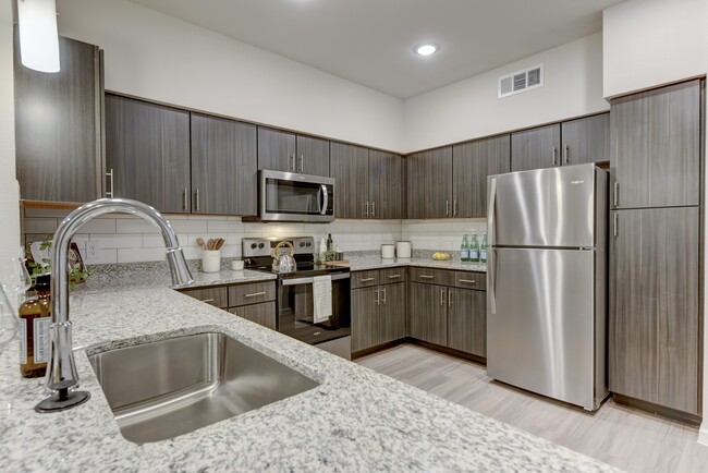 A3-Llano Kitchen - Bridge at Three Hills Apartments